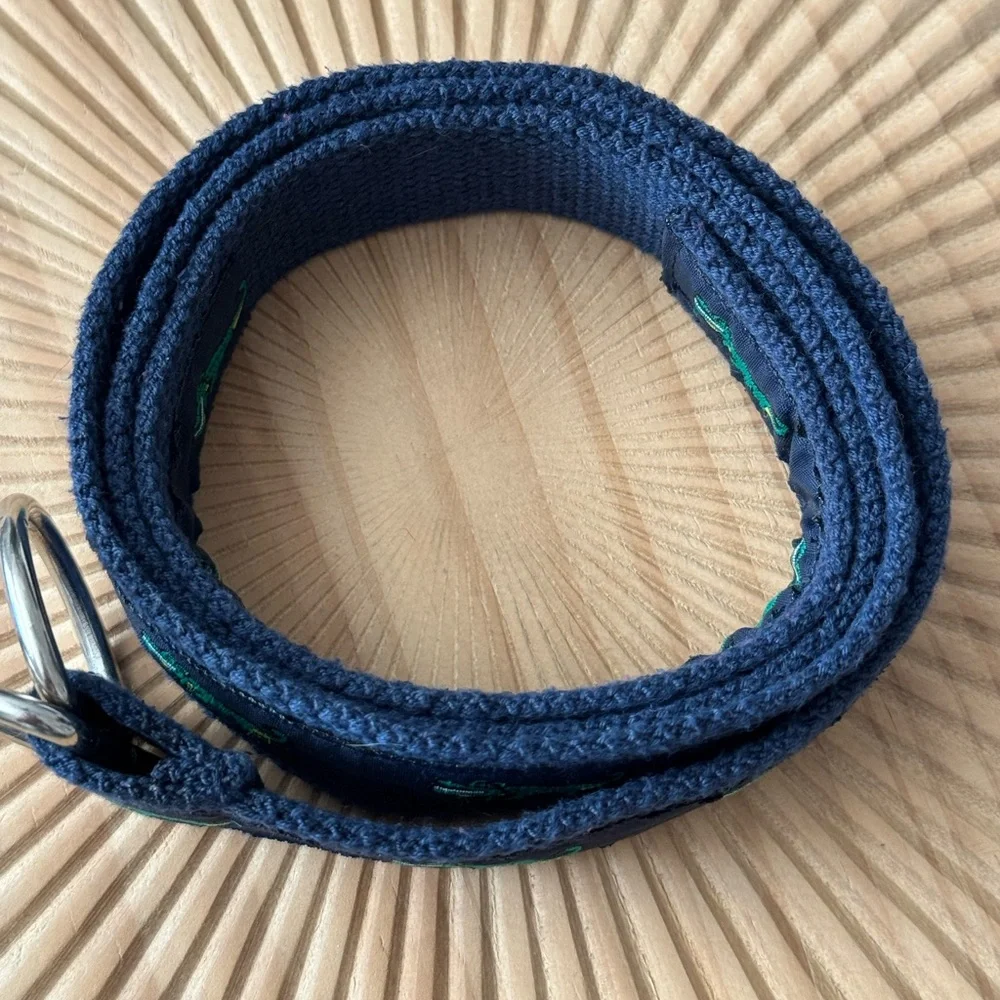 Alligator Navy Belt 43 inches long Golf Tennis Pickleball